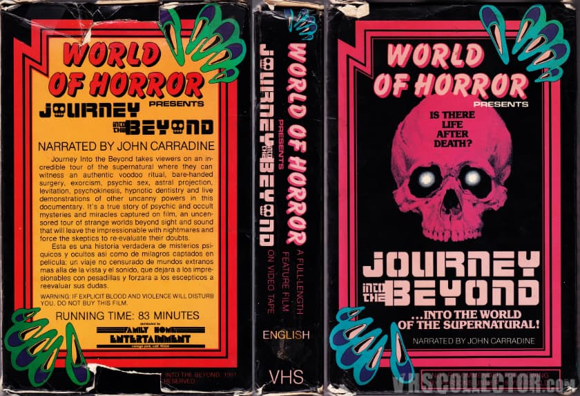 Les cassettes VHS les plus chères - Journey Into The Beyond 
