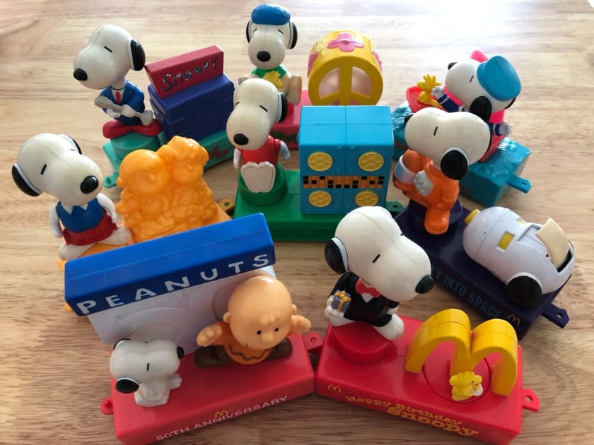 Les jouets Happy Meal les plus chers - Snoopy (2000)