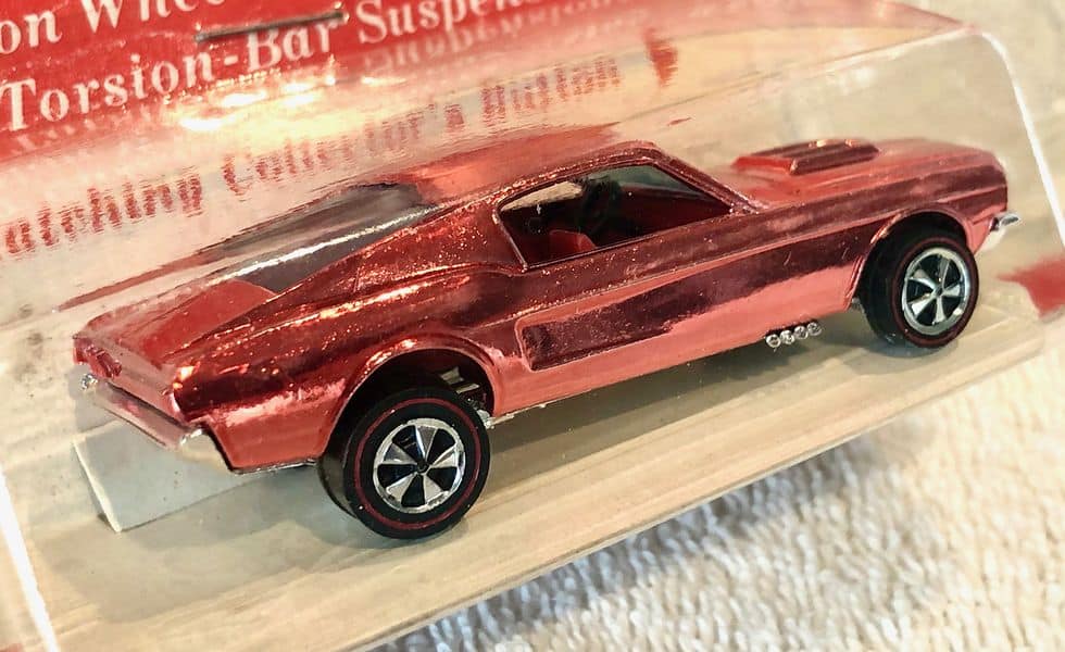Hot Wheels les plus chères - 1968 sur la Mustang chromée