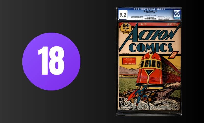 Bandes dessinées les plus chères - Comics d'action # 13