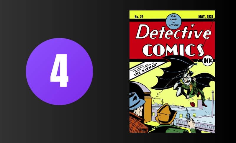 Bandes dessinées les plus chères - Detective Comics # 27