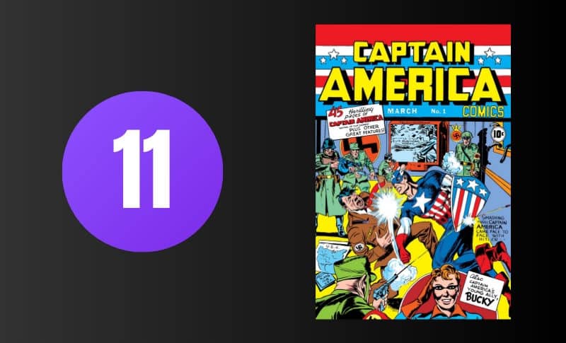 Bandes dessinées les plus chères - Captain America # 1