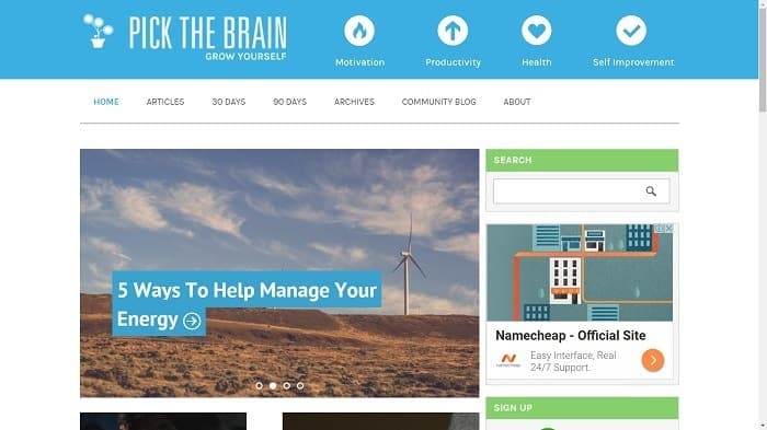 Meilleurs blogs de motivation - Choisissez le cerveau